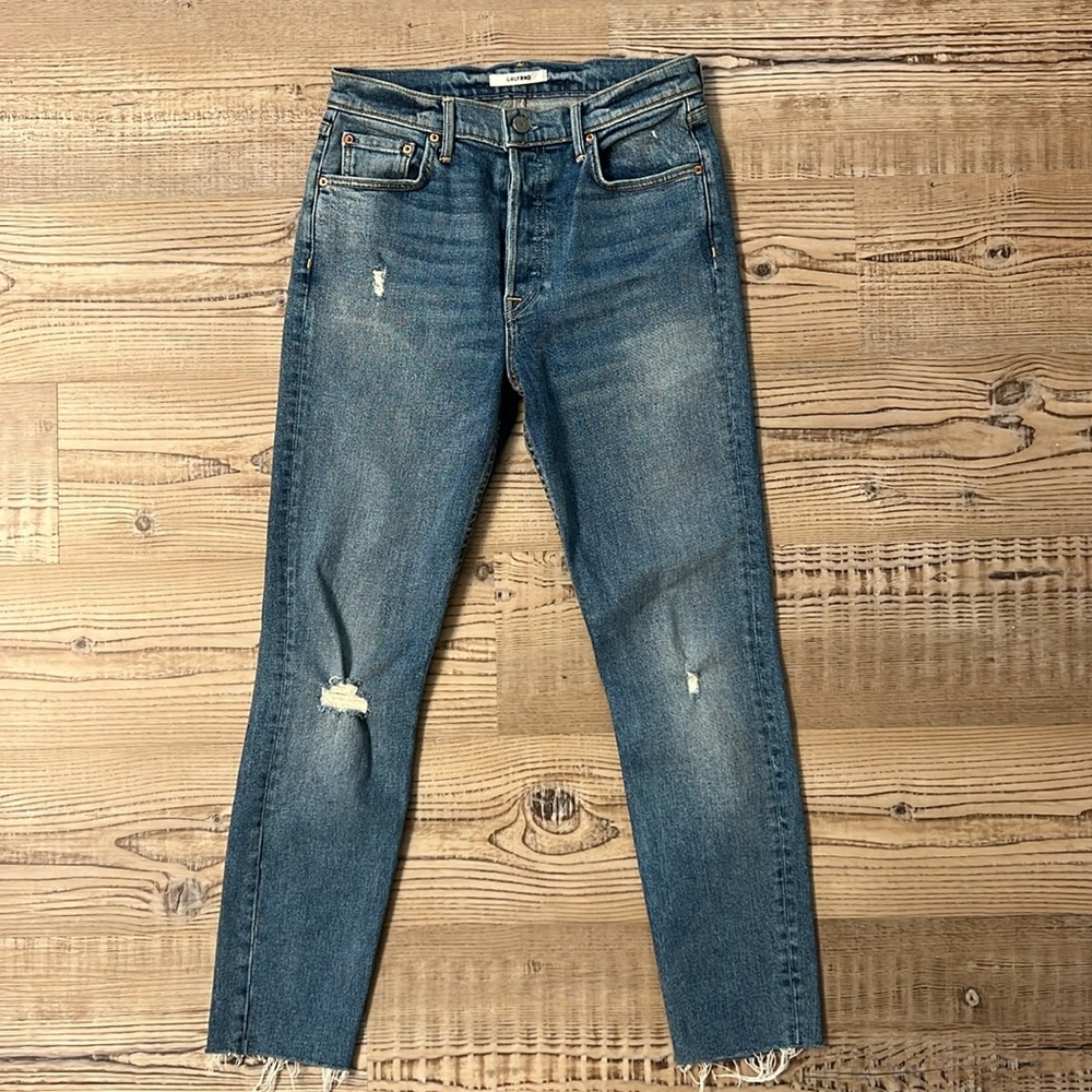 GRLFRND Karolina Distressed Sixpence Skinny Jeans New without tags! Size…